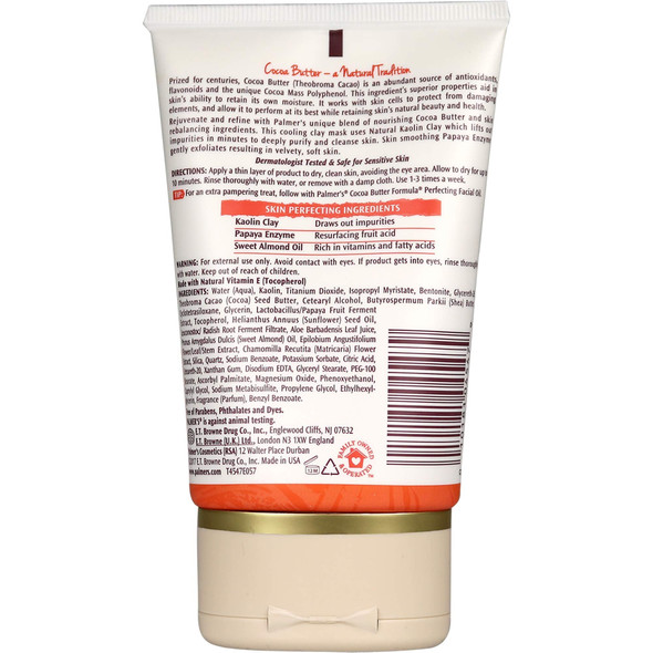 Palmer's Cocoa Butter Purifying Enzyme Mask for Women, 4.25 Ounces