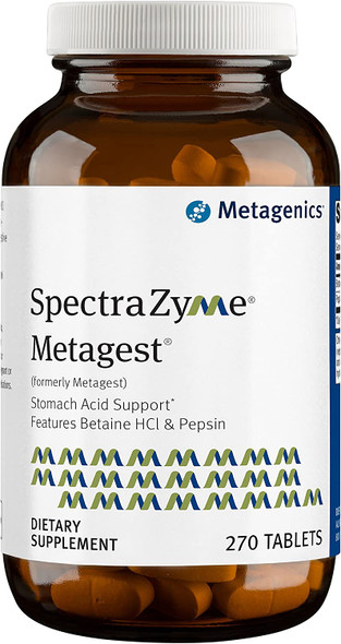 Metagenics SpectraZymeýý Metagestýý ýýý Stomach Acid Support* ýýý 135 Servings