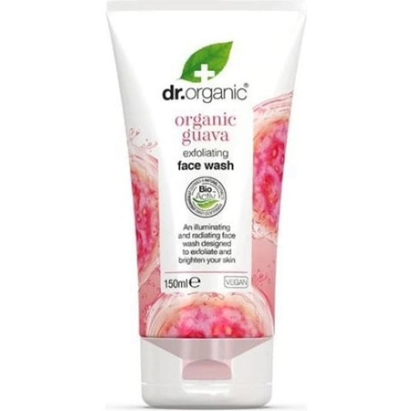 Dr. Organic Organic Guava Exfoliating Face Wash Gentle exfoliating cleanser for daily use