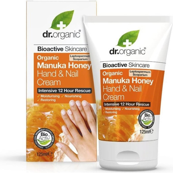 Dr. Organic Organic Manuka Honey Hand & Nail Cream Rich, intensive-care cream for your hands