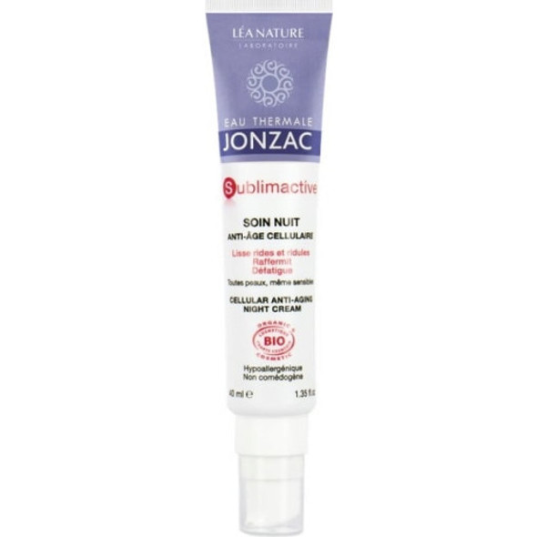 Eau Thermale JONZAC Sublimactive Cellular Anti-Aging Night Cream Innovative intensive care for the nighttime