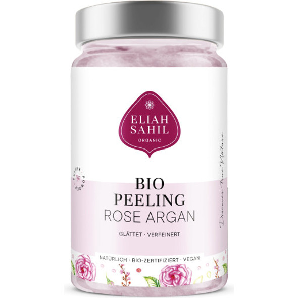 Eliah Sahil Organic Rose Argan Scrub Natural care for silky-soft skin