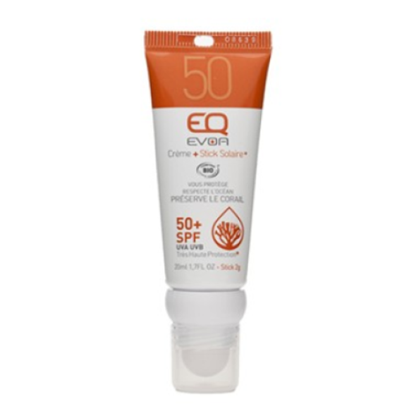 EQ EVOA Combo Sunstick-Sunscreen SPF 50 2in1 Sun protection for summer & winter