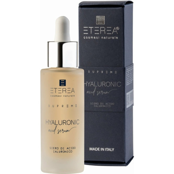 Eterea Cosmesi Naturale Supreme Hyaluronic Acid Serum High-quality skincare that boosts elasticity