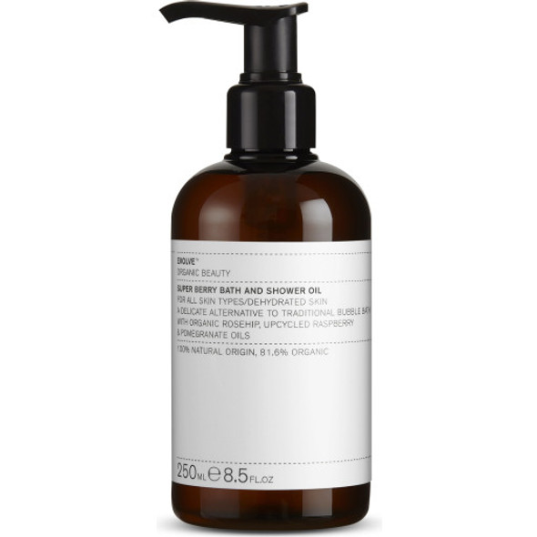 Evolve Organic Beauty Super Berry Bath & Shower Oil Moisturising body cleanser