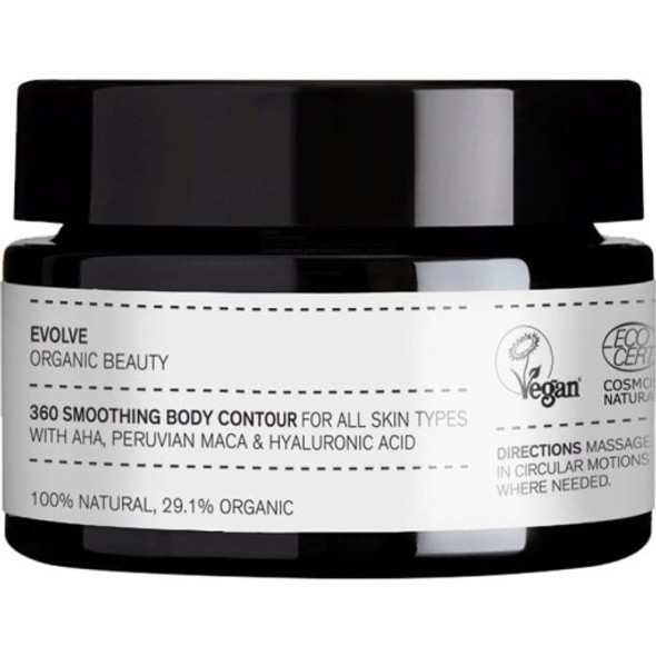 Evolve Organic Beauty 360 Smoothing Body Contour Cream Supple skin, naturally
