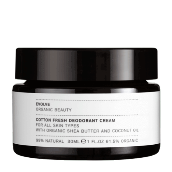 Evolve Organic Beauty Cotton Fresh Deodorant Cream Reliable protection & gentle care