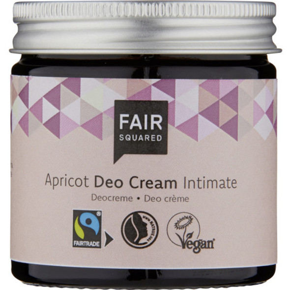 FAIR SQUARED Intimate Deo Cream Apricot Zero Waste Mild odour-preventing formula for the intimate area