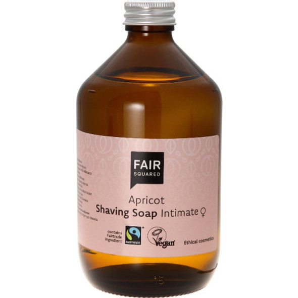 FAIR SQUARED Apricot Shaving Soap Gentle cleansing for a skin-friendly shave
