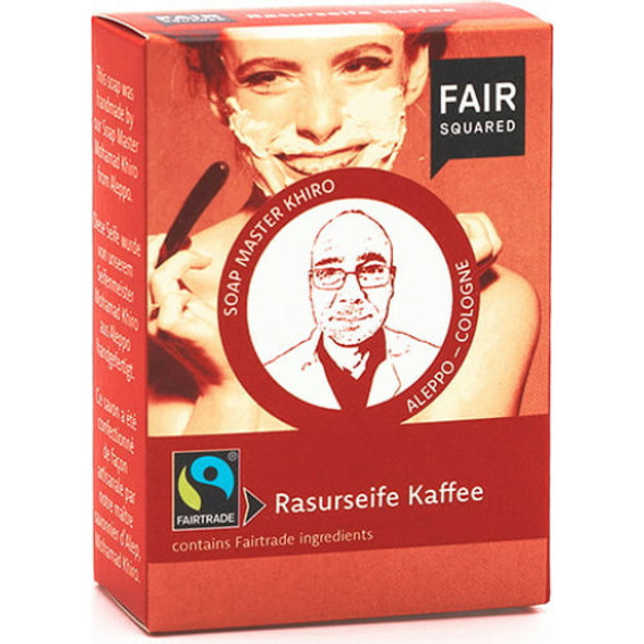 FAIR SQUARED Coffee Shaving Soap For a clean shave
