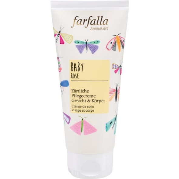 farfalla BABY Delicate Rose Cream for Face & Body Ideal for babies & adults alike