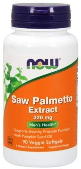 Now Foods Saw Palmetto Extract 320mg, 90 sgels ( Multi-Pack)