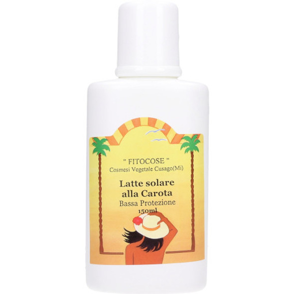 Fitocose Carrot Sun Milk SPF 4-6 Light protection for tanned or deep skin tones