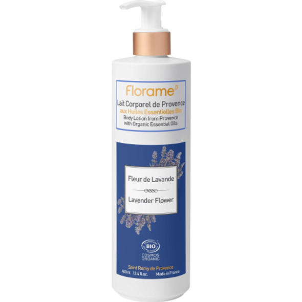 Florame Lavender Flower Body Lotion Cares for the skin using selected active ingredients