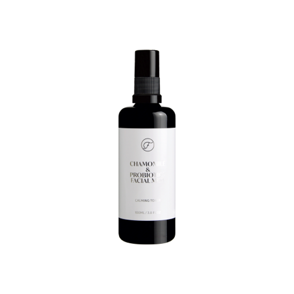 FLOW Chamomile & Probiotics Facial Mist All-round toner with a practical spray pump