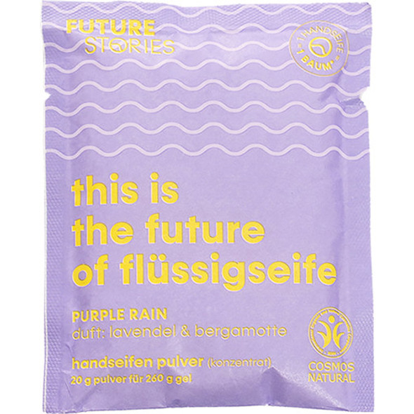 FUTURE STORIES "Rain" Hand Soap Powder Clarifying care with a clear, Mediterranean scent
