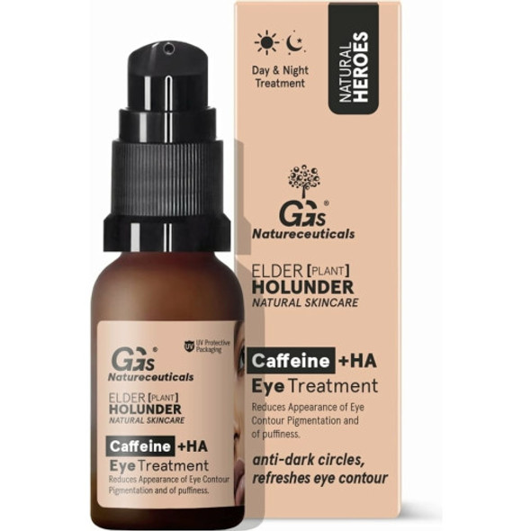 GG's True Organics Caffeine + HA Eye Treatment Light freshness boost for a tired-looking eye area