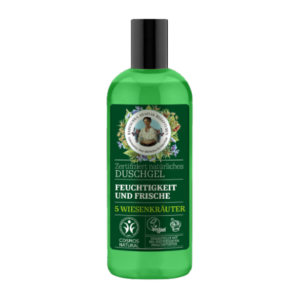 Green Agafia Moisture & Freshness Shower Gel Refreshing & Aromatic