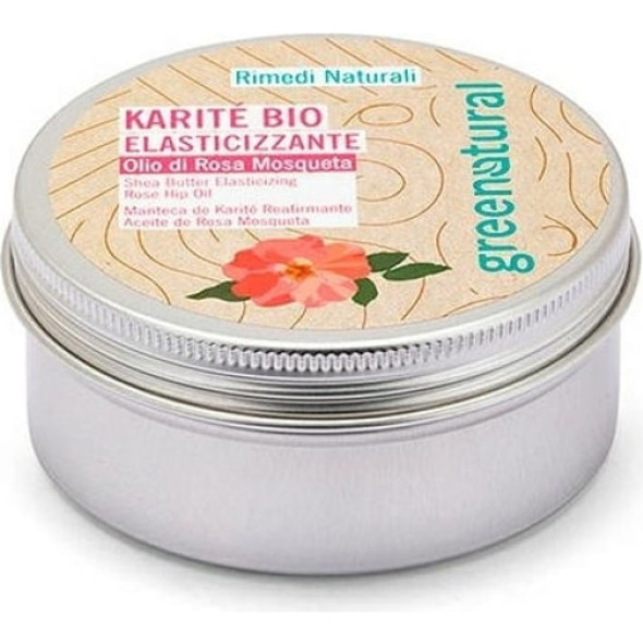 greenatural "Elasticizzante" Shea Butter with Wild Rose Oil Intensive care that counteracts skin & hair dryness