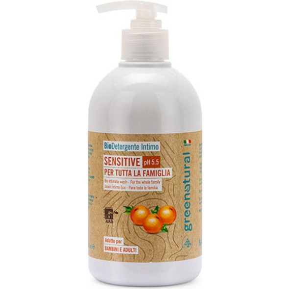 greenatural SENSITIVE Intimate Cleansing Gel Mild cleanser ideal for the whole family