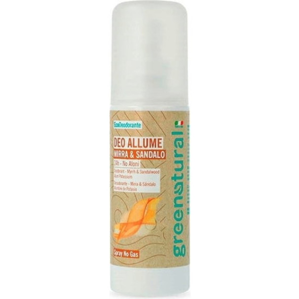 greenatural Myrrh & Sandalwood Deodorant Long-lasting protection the natural way