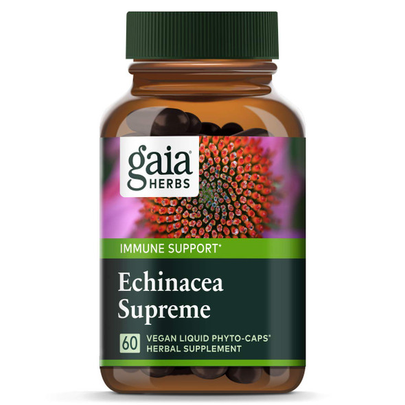 Gaia Herbs Echinacea Supreme Liquid Phyto-Capsules, 60 Count