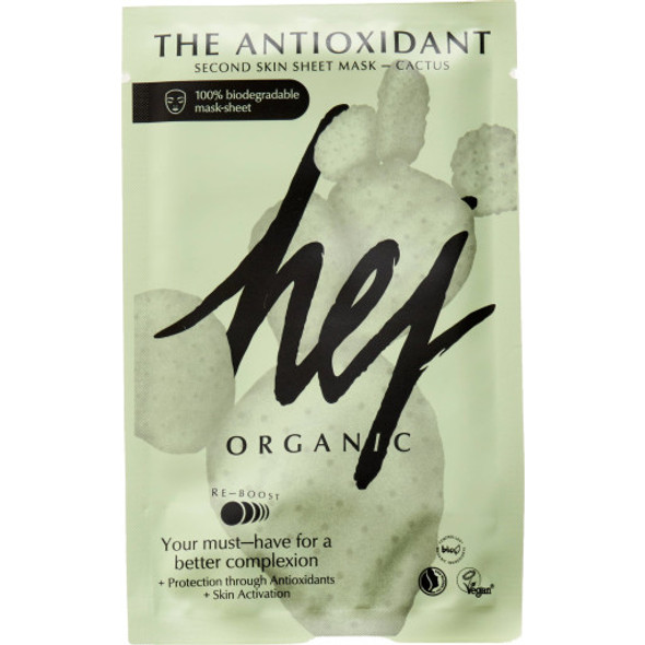 HEJ ORGANIC The Antioxidant Second Skin Sheet Mask Bodyguard for your face