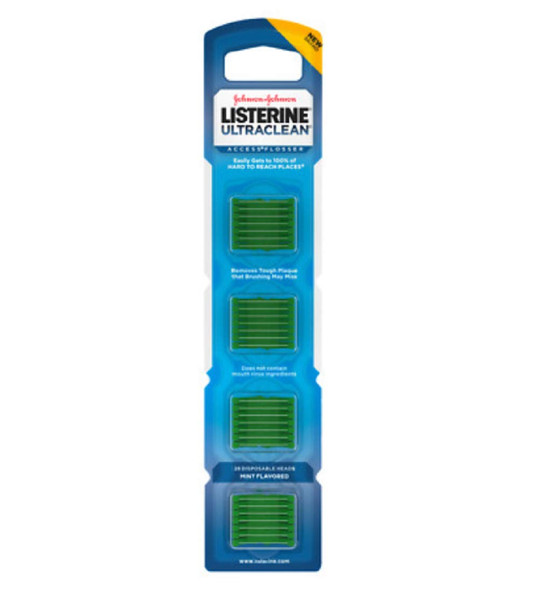 Listerine Ultraclean (formerly Reach) Access Flosser Refills Mint, 28 Count - (6 Pack)