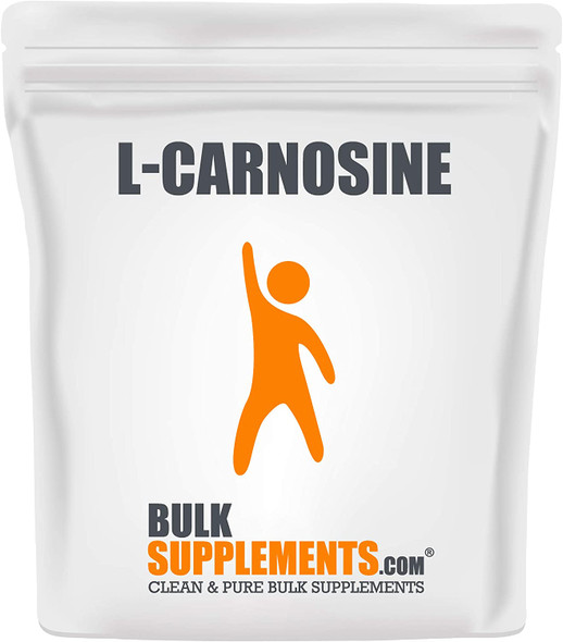 BulkSupplements.com L-Carnosine Powder Eye Supplement - Nerve Support - Amino for Brain (100 Grams - 3.5 oz)