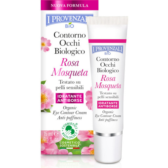 I Provenzali Rosa Mosqueta Eye Contour Cream Light, Nourishing Cream For The Sensitive Eye Area