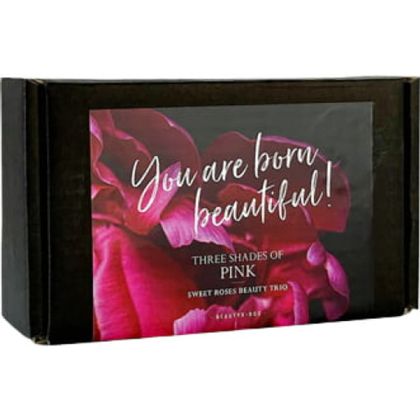 I WANT YOU NAKED "Three Shades Of Pink" Sweet Roses Beauty Trio Enhances the skin's natural beauty