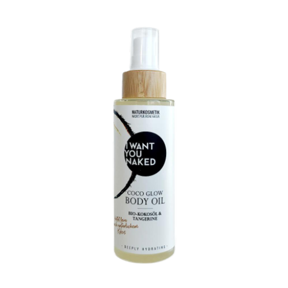 I WANT YOU NAKED Coco Glow Body Oil Wonderfully fragrant & rich body oil