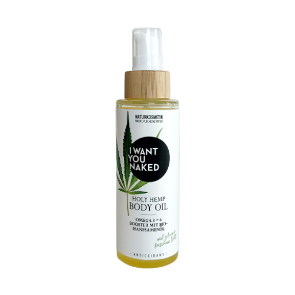 I WANT YOU NAKED Holy Hemp Body Oil Nourishment & energy for the whole body