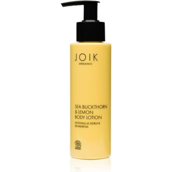 JOIK Organic Sea Buckthorn & Lemon Body Lotion Vitamin-rich body care with a fresh, lemon scent