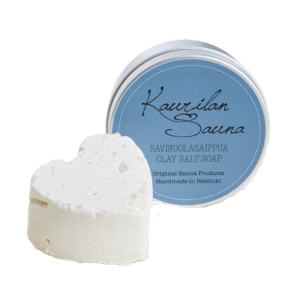 Kaurilan Sauna Clay Salt Soap Rich versatile & nourishing plant oil soap