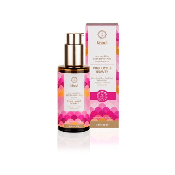 Khadi® Holy Body Pink Lotus Beauty Body Oil Harmonising care for body & soul