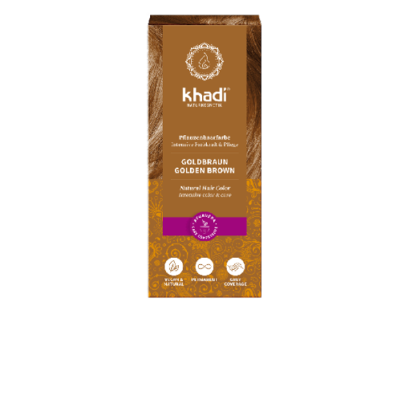 Khadi® Herbal Hair Colour Golden Brown When honey meets chocolate !