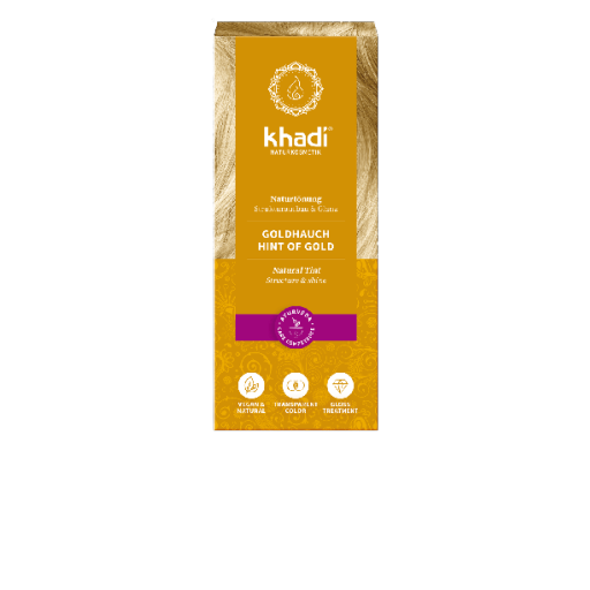 Khadi® Herbal Hair Colour Golden Hint For long-lasting colour & shine!
