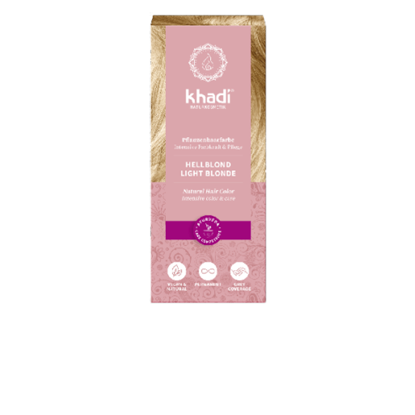 Khadi® Herbal Hair Colour Light Blond For long-lasting colour & shine