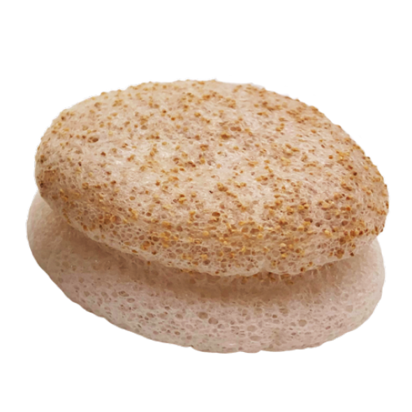 Lady Green Walnut Konjac Face Sponge 2-in-1 facial sponge for daily cleansing