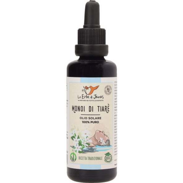 Le Erbe di Janas Organic Monoi Tiare Oil Wonderfully fragrant care for skin & hair