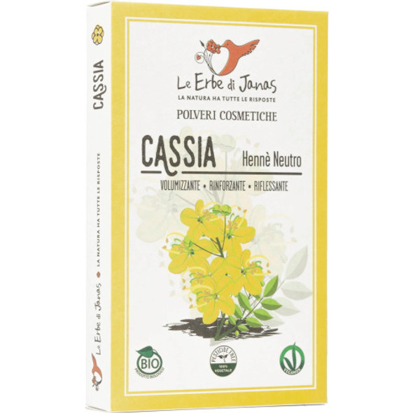 Le Erbe di Janas Cassia (Senna / Neutral Henna) For increased shine & supple hair