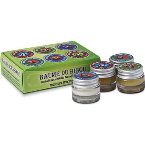 LES BAUMES DU HIBOU Balm Travel Set 6 Little helpers in a set