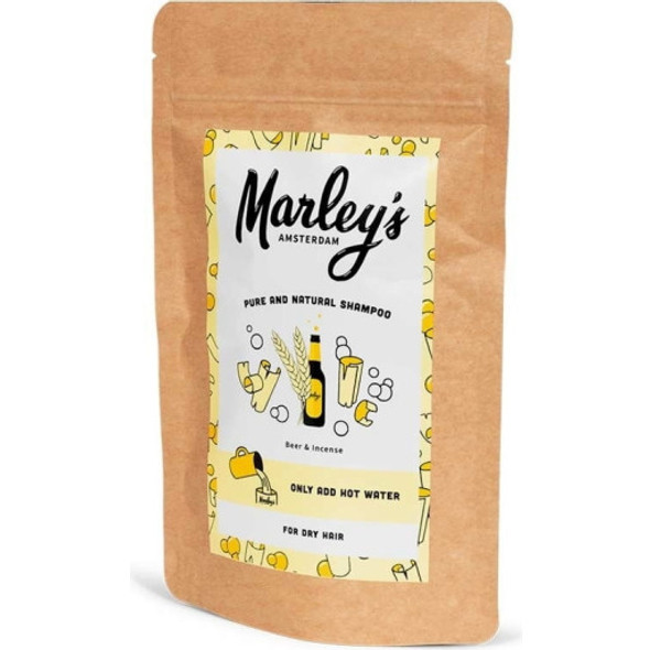 Marley's Amsterdam Beer & Incense Shampoo Flakes Cleanser with mild, purely botanical surfactants