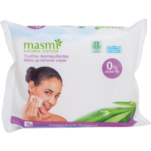 masmi Make-Up Remover Wipes Infused with refreshing lotion