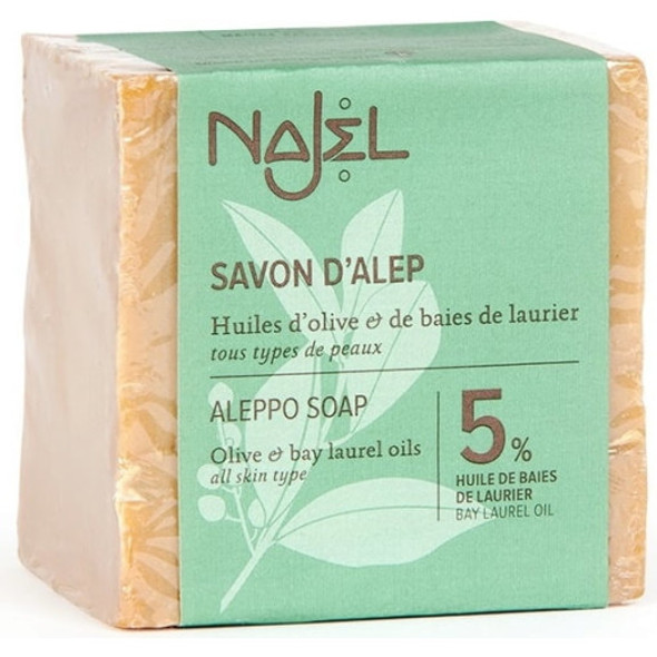 Najel Aleppo Soap 5% BLO Gentle cleanser for the whole family