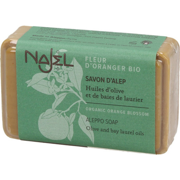 Najel Aleppo Soap with Orange Blossoms Gentle cleansing with a mild & sweet scent