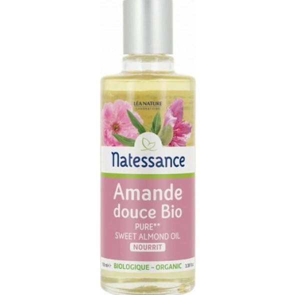 Natessance Organic Sweet Almond Oil Pampering skincare for the whole family