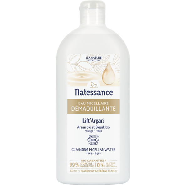 Natessance Lift'Argan Micellar Water Natural & effective cleanser for the face & eyes