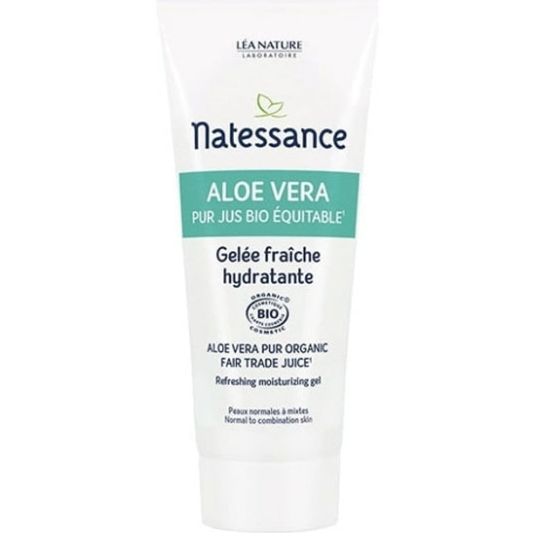 Natessance Aloe Vera Moisturising Gel Pleasant face care with a cooling effect